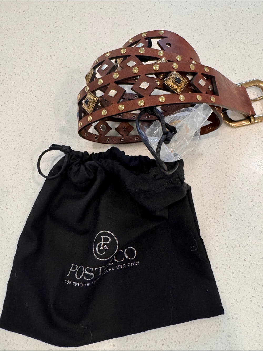 NWT Post & Co Missouri Belt